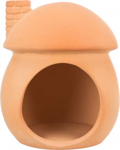 Керамический домик для мелких грызунов TRIXIE (ø 11 х 11 см) - 1