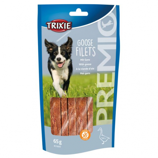 Лакомства для собак Trixie "Stripes", со вкусом гуся (65 г) - 1