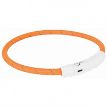 Нашийник світиться USB Flash L-XL для собак (помаранчевий)