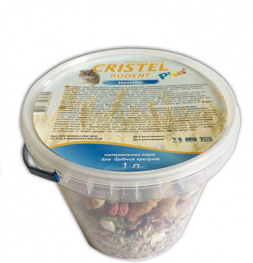 Hamster "Natural Line Plus" корм для хом'яків та дрібних гризунів (400 гр) - 1
