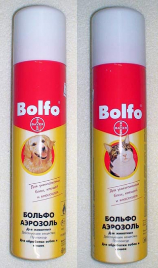 Засіб від паразитів для собак та кішок аерозоль Байєр Больфо - 1