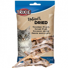 Ласощі для котів Trixie, сушена риба (50 г)