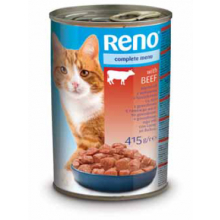 Консервы для котов RENO со вкусом говядины (415 г)