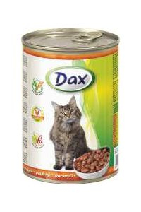 Консерва для котів DAX зі смаком птаха (415 г) - 1
