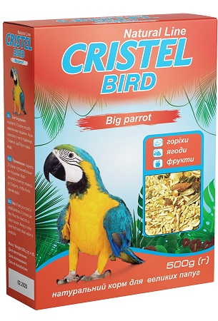 Big Parrot "Natural Line" корм для великих папуг (500 гр) - 1