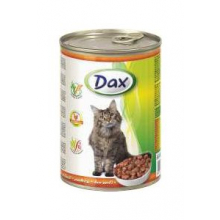 Консервы для кошек  DAX со вкусом домашней птицы (415 г)