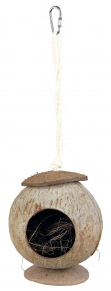 Підвісний будиночок з кокосу для гризунів TRIXIE (13 х 31 см) - 1